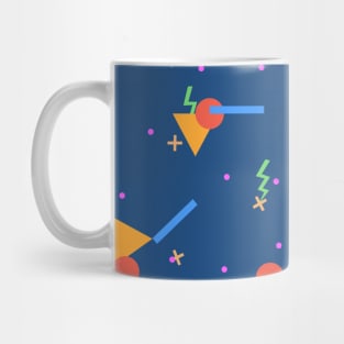 Geometric Shapes Pattern in Pastel Colors Mug